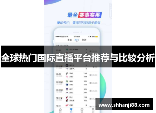 全球热门国际直播平台推荐与比较分析